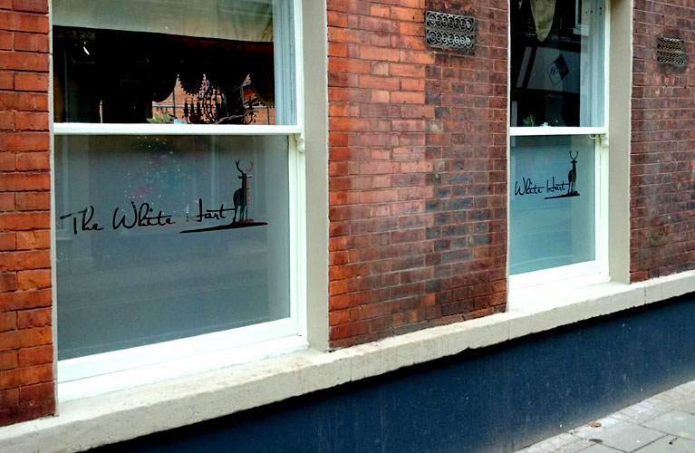 WINDOW GRAPHICS Bawtry - Contra Vision, Frosted Vinyl, Clear Printed Vinyl & more